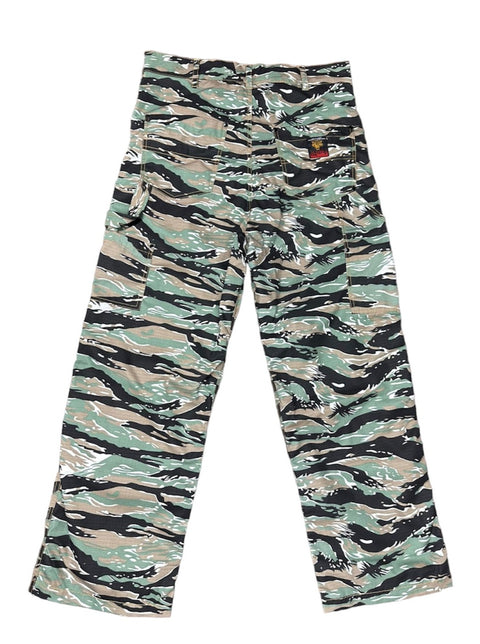 (Men's)Orange Ecstasy painter pants (Tiger stripe)
