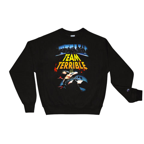 TEAM TERRIBLE HORROR CREW NECK SWEATER.