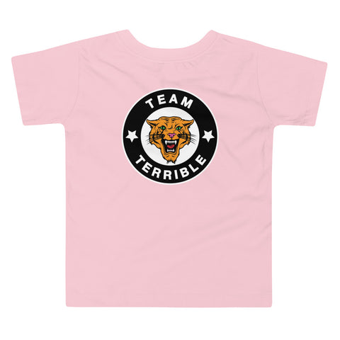 TEAM TERRIBLE "Toddler "Short Sleeve Tee